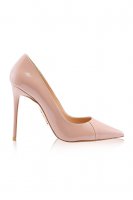 'PARIS' 5' Antique Rose Patent Leather Pointy Toe Heels