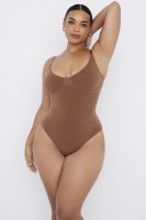 Sculpting Full Brief Bodysuit Mocha