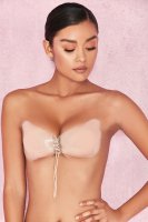 Silicon Push Up Invisible Bra - Beige