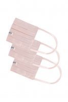 Blush Satin Face Masks - Set of 3