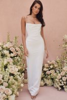 'Margaux' Ivory Draped Bridal Gown - Limited Edition