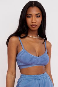 'Evie' Azure Bandage Bralette