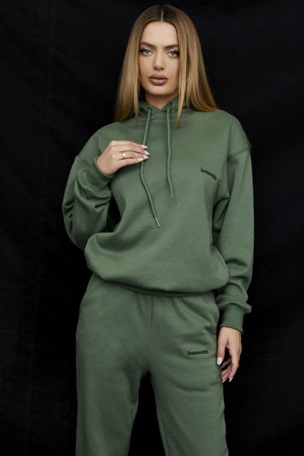 'Halo' Moss Oversized Hoodie