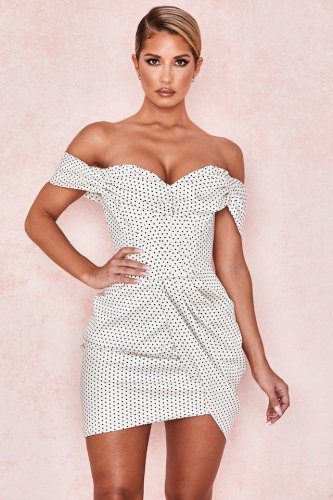 'Alessia' Polka Dot Corset Dress