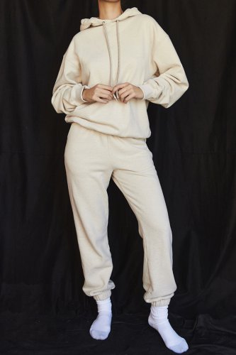 'Sky' Oatmeal Fleece Back Jogging Trouser