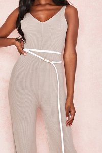 'Cocoon' White Skinny Wrap Around Belt