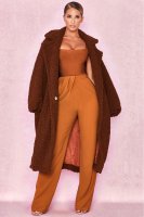 'Bear' Brown Faux Fur Sherpa Coat