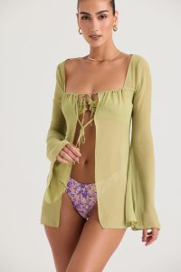 'Provence' Olive Cover Up