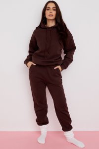 'Sky' Chocolate Fleece Back Jogging Trouser