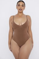 Sculpting Thong Bodysuit Mocha