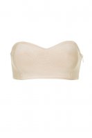 'Naked' Beige Bandage Strapless Bra