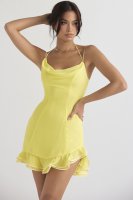 'Rossella' Buttercup Ruffle Mini Dress