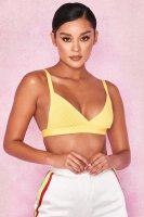 'Jae' Yellow Bandage Bralet Top