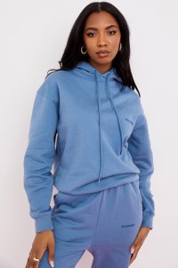 'Halo' Azure Oversized Hoodie