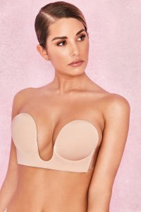 U Plunge Self Adhesive Bra - Beige