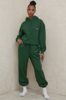 'Sky' Green Fleece Back Jogging Trousers