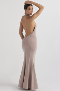 'Juliette' Mushroom Halter Gown