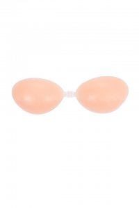 Silicon Front-Fastening Invisible Bra - Beige