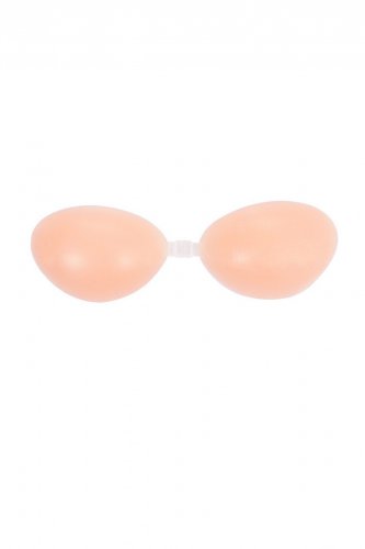 Silicon Front-Fastening Invisible Bra - Beige